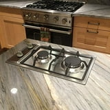 Ramblewood high efficiency 2 burner gas cooktop(LPG/Propane Gas), GC2-43P, ETL Safety Certified.